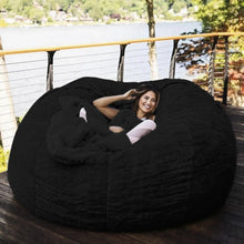 Load image into Gallery viewer, 183cm Fur Giant Removable Washable Bean Bag Bed Cover Comfortable Living Room Furniture Lazy Sofa Coat