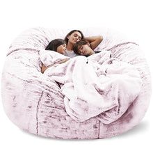 Load image into Gallery viewer, 183cm Fur Giant Removable Washable Bean Bag Bed Cover Comfortable Living Room Furniture Lazy Sofa Coat