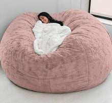 Load image into Gallery viewer, 183cm Fur Giant Removable Washable Bean Bag Bed Cover Comfortable Living Room Furniture Lazy Sofa Coat