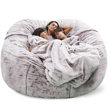 Load image into Gallery viewer, 183cm Fur Giant Removable Washable Bean Bag Bed Cover Comfortable Living Room Furniture Lazy Sofa Coat