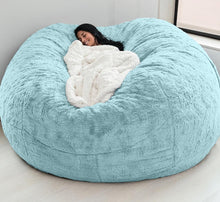 Load image into Gallery viewer, 183cm Fur Giant Removable Washable Bean Bag Bed Cover Comfortable Living Room Furniture Lazy Sofa Coat