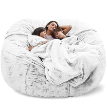 Load image into Gallery viewer, 183cm Fur Giant Removable Washable Bean Bag Bed Cover Comfortable Living Room Furniture Lazy Sofa Coat