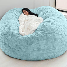 Load image into Gallery viewer, 183cm Fur Giant Removable Washable Bean Bag Bed Cover Comfortable Living Room Furniture Lazy Sofa Coat