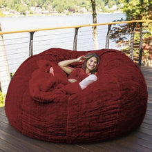 Load image into Gallery viewer, 183cm Fur Giant Removable Washable Bean Bag Bed Cover Comfortable Living Room Furniture Lazy Sofa Coat