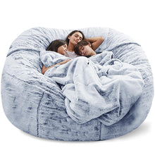Load image into Gallery viewer, 183cm Fur Giant Removable Washable Bean Bag Bed Cover Comfortable Living Room Furniture Lazy Sofa Coat