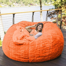 Load image into Gallery viewer, 183cm Fur Giant Removable Washable Bean Bag Bed Cover Comfortable Living Room Furniture Lazy Sofa Coat