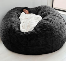 Load image into Gallery viewer, 183cm Fur Giant Removable Washable Bean Bag Bed Cover Comfortable Living Room Furniture Lazy Sofa Coat