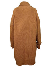 Load image into Gallery viewer, Sexy High Collar Long Sleeve Knit Midi Dress