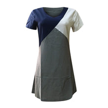 Load image into Gallery viewer, Fashion Geometric Women Casual Short Sleeve Vintage Elegant Dresses