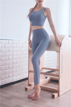 Load image into Gallery viewer, Seamless Sports Bra Top Fitness Women Racerback Running Crop Tops Pink Workout Padded Yoga Bra High Impact Activewear