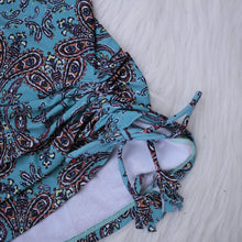 Load image into Gallery viewer, Women's Two Piece Print Bikini Vintage Swimsuit