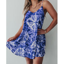 Load image into Gallery viewer, Women Fashionable Off Shoulder Printed Casual Short Mini Dress