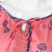 Load image into Gallery viewer, Womens Lace Blouses Summer Short Sleeve Tops Loose Shirt