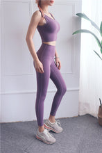 Load image into Gallery viewer, Seamless Sports Bra Top Fitness Women Racerback Running Crop Tops Pink Workout Padded Yoga Bra High Impact Activewear