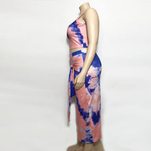 Load image into Gallery viewer, Plus Size Sexy Women 2 Piece Sets Bodycon Skirt Set Casual Clubwear Party Crop Top Wrap Skirts For Women Female Clothing