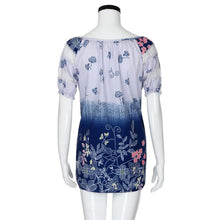 Load image into Gallery viewer, Womens Lace Blouses Summer Short Sleeve Tops Loose Shirt