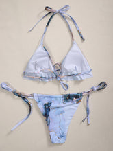 Load image into Gallery viewer, 2021 New Print Sport Bandeau Push Up Bikinis Sexy Marble Women Swimsuit High Waist Swimwear Women Bathing Suit Beach Wear