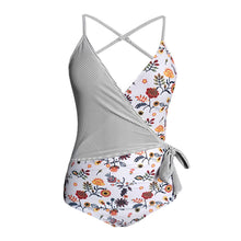 Load image into Gallery viewer, Fashion Women One Piece Swimsuit Beachwear Patchwork Swimwear