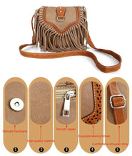Load image into Gallery viewer, Womens' Pouch Tassel Shoulder Bag Vintage Handbag Crossbody Bags for Women Large Capacity Messenger Bags
