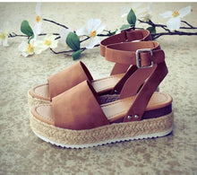 Load image into Gallery viewer, Women Sandals Plus Size Wedges Summer Flip Flop Platform Sandals