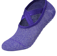 Load image into Gallery viewer, Cotton Yoga Socks Women Anti Slip Dance Professional Ballet Heel Protector Female Sports Dancing Calcetines Medias Pilates Socks