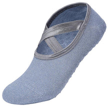 Load image into Gallery viewer, Cotton Yoga Socks Women Anti Slip Dance Professional Ballet Heel Protector Female Sports Dancing Calcetines Medias Pilates Socks