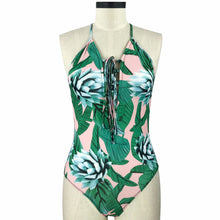 Load image into Gallery viewer, New Women Sling swimsuit Siamese Sexy Printed Bikini