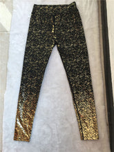 Load image into Gallery viewer, Pad Hot stamping Two Piece Suit Women Patchwork Yoga Set Sport Fitness Women Pants Leggings Push Up Yoga Pants Summer Sportswear