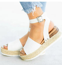 Load image into Gallery viewer, Women Sandals Plus Size Wedges Summer Flip Flop Platform Sandals