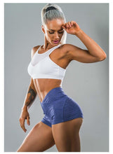 Load image into Gallery viewer, Sexy Butt Lift Workout Sports Shorts Women Fitness short Pants Peach Hips Dry High Waist Yoga workout Running Gym Shorts