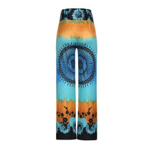 Load image into Gallery viewer, Women's Daily Casual Print Stretchy Wide Leg Lounge Long Pants