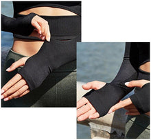 Load image into Gallery viewer, Yoga Shirts Women Ombre Cropped Seamless Long Sleeve Top Crop Top Women Workout Shirts for Women Sports Tops Gym Women