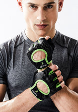 Load image into Gallery viewer, Summer men/women fitness gloves gym weightlifting cycling yoga bodybuilding training thin breathable non-slip half finger gloves