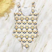 Load image into Gallery viewer, Striped Women One Piece Swimsuit Swimwear Printed Summer Bathing Suit Tropical Bodysuit-1
