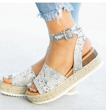 Load image into Gallery viewer, Women Sandals Plus Size Wedges Summer Flip Flop Platform Sandals