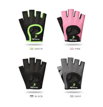 Load image into Gallery viewer, Summer men/women fitness gloves gym weightlifting cycling yoga bodybuilding training thin breathable non-slip half finger gloves