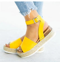 Load image into Gallery viewer, Women Sandals Plus Size Wedges Summer Flip Flop Platform Sandals