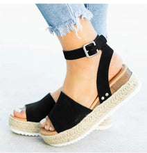 Load image into Gallery viewer, Women Sandals Plus Size Wedges Summer Flip Flop Platform Sandals