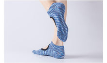 Load image into Gallery viewer, Reallion Women Backless Non-Slip Cotton Massage Sport Yoga Socks Breathable Pilates Fitness Workout Gym Yoga Socks Fingers Socks