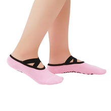 Load image into Gallery viewer, Women Professional Anti Slip Bandage Sports Yoga Socks Ladies Ventilation Pilates Ballet Socks Dance Sock Slippers
