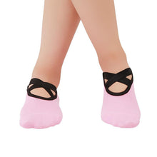 Load image into Gallery viewer, Women Professional Anti Slip Bandage Sports Yoga Socks Ladies Ventilation Pilates Ballet Socks Dance Sock Slippers