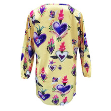 Load image into Gallery viewer, New Womens Casual Print V-Neck Short Sleeve Mini Dress