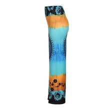 Load image into Gallery viewer, Women's Daily Casual Print Stretchy Wide Leg Lounge Long Pants
