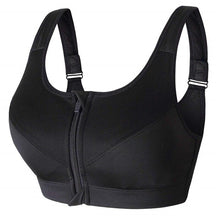 Load image into Gallery viewer, Hot Women Zipper Push Up Sports Bras Vest Underwear Shockproof Breathable Gym Fitness Athletic Running Yoga