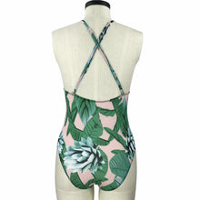 Load image into Gallery viewer, New Women Sling swimsuit Siamese Sexy Printed Bikini