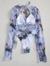 Load image into Gallery viewer, 2021 New Print Sport Bandeau Push Up Bikinis Sexy Marble Women Swimsuit High Waist Swimwear Women Bathing Suit Beach Wear