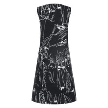 Load image into Gallery viewer, Women's Dresses Sleeveless V-neck Boho Print Midi Dress