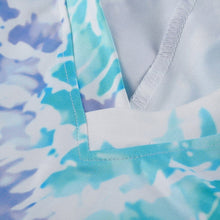 Load image into Gallery viewer, Fashion Womens Casual Loose sexy V-neck Tie-dye Pocket Short Sleeve Dress