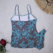 Load image into Gallery viewer, Women's Two Piece Print Bikini Vintage Swimsuit