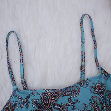Load image into Gallery viewer, Women's Two Piece Print Bikini Vintage Swimsuit